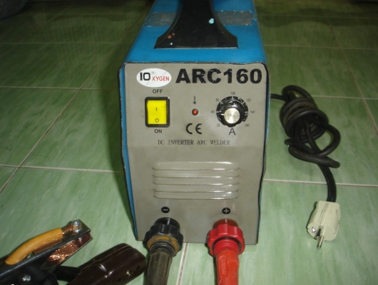 ขายเครื่องเชื่อมไฟฟ้า (เชื่อมธูป) ยี่ห้อ ioxygen  รุ่นARC160 ผลิตไต้หวัน