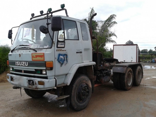 รถอีซูซุ 10 ล้อ หัวลาก FXZ 240 แรงม้า. ปี 38.  ( ขายแม่ , ลูก. )     สนใจติดต่อ  081 - 6079515
