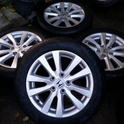 ล้อ honda fb ขอบ16  5รู114พร้อมยางชุดละ6500