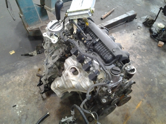 jazz gd vtecปี06 เครื่องพร้อมเกียร์ คันเกียร์ กล่องและสายไฟ