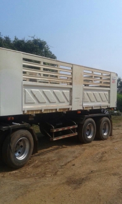 ขาย HINO MEGA 380 พ่วงแม่ลูกดั๊ม กระบะเหล็กสามมิตร รถปี 57