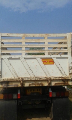 ขาย HINO MEGA 380 พ่วงแม่ลูกดั๊ม กระบะเหล็กสามมิตร รถปี 57