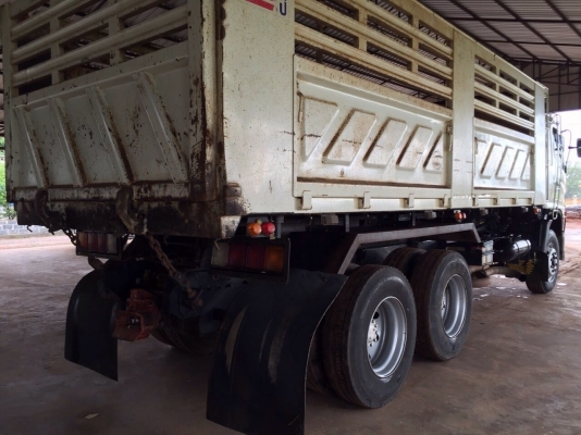 ขาย HINO MEGA 380 พ่วงแม่ลูกดั๊ม กระบะเหล็กสามมิตร รถปี 57