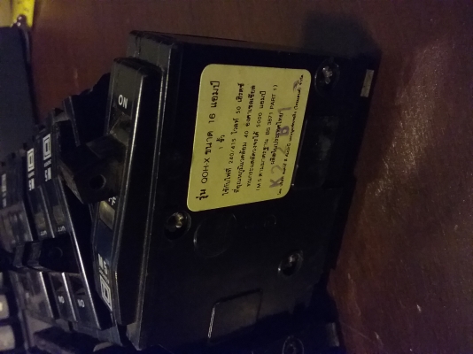 เมนเบรคเกอร์และลูกย่อยsquare d พร้อมใช้ made in usa.