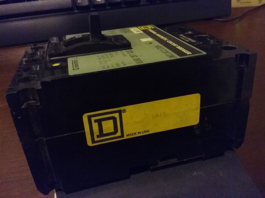 เมนเบรคเกอร์และลูกย่อยsquare d พร้อมใช้ made in usa.