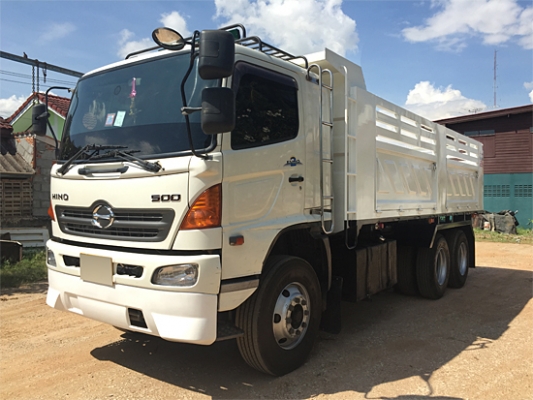 ฝากขาย ขาย HINO MEGA 320 ยูโรทู ดั้มสามมิตร มีระบบลาก ยางเรเดียล เครื่องเดิม เกียร์เดิม