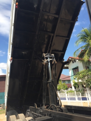 ฝากขาย ขาย HINO MEGA 320 ยูโรทู ดั้มสามมิตร มีระบบลาก ยางเรเดียล เครื่องเดิม เกียร์เดิม