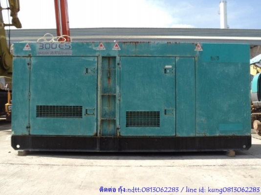 เครื่องกำเนิดไฟฟ้า 270/300kva. DCA-300ESK Denyo Genset นำเข้าจากญี่ปุ่น T.กุ้ง:0813062283