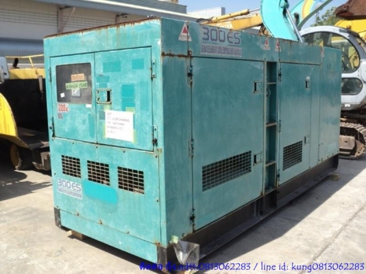 เครื่องกำเนิดไฟฟ้า 270/300kva. DCA-300ESK Denyo Genset นำเข้าจากญี่ปุ่น T.กุ้ง:0813062283
