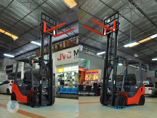 ขายรถโฟล์คลิฟท์มือสอง TOYOTA รุ่น 8FG15-10022 ราคา 245,000 บาท นำเข้าจากประเทศญี่ปุ่น 100\% ไม่เคยใช้งานในไทย