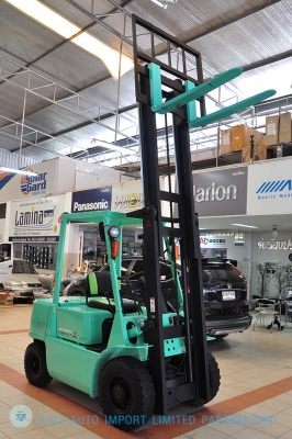 ขายรถโฟล์คลิฟท์มือสอง MITSUBISHI รุ่น FG25-55015 ราคา 215,000 บาท นำเข้าจากประเทศญี่ปุ่น 100\% ไม่เคยใช้งานในประเทศไทย