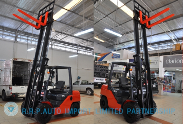 ขายรถโฟล์คลิฟท์มือสอง TOYOTA รุ่น 8FD30-31829 ราคา 590,000 บาท นำเข้าจากประเทศญี่ปุ่น 100\% ไม่เคยใช้งานในไทย