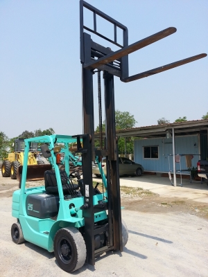 โฟคลิฟท์ Mitsubishi 2.5ตัน เสา 3เมตร ดีเซล ยางตัน ล้อคู่ นำเข้าจาก ญี่ปุ่น +++ สวยมาก พร้อมใช้งาน ขายถูก 090-986-2521