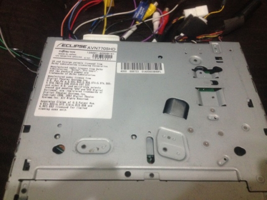 ECLIPSE AVN 7705HDรุ่นใหญ่มีลายเอ้า เล่น HDD DVD MP3 ของเก่าญี่ปุ่นสภาพ