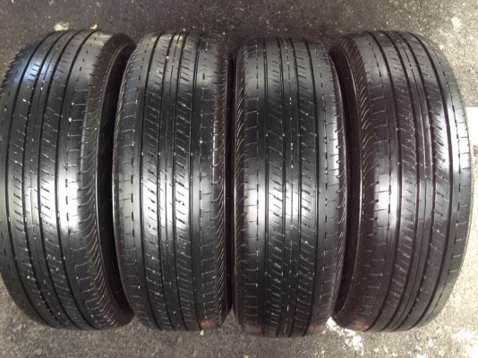 ยางBRIDGESTONE DURAVIS 215 70R16ลงพื้นปลายปี2014สวย ราคาทั้งชุด4,800บาท