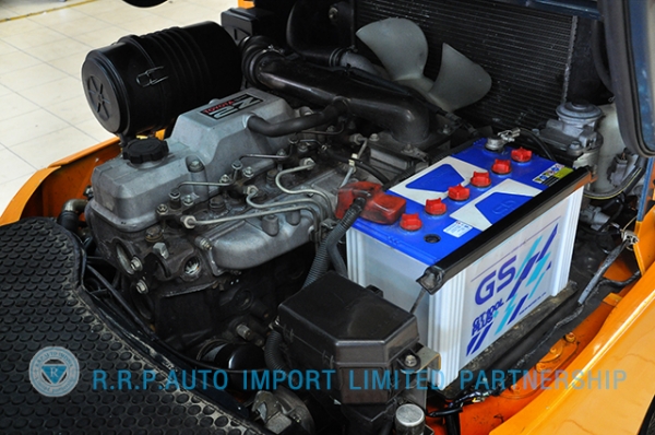 ขายรถโฟล์คลิฟท์มือสอง TOYOTA รุ่น7FD25-19872 ราคา 485,000 บาท นำเข้าจากประเทศญี่ปุ่น 100\% ไม่เคยใช้งานในไทย