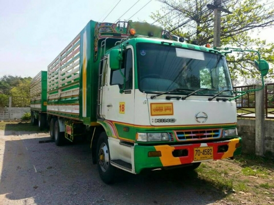 ขายพ่วงแม่-ลูก HINO เครื่อง320แรง สภาพพร้อมใช้งาน เอกสารพร้อมโอน สนใจโทร 090-8588220คุณนะ 093-3258446คุณบิว หรือเข้าดูสินค้าอื่นๆได้ที่ www.truck.in.th/498 หรือเพจFacebook ณรงค์ ซื้อขายรถมือสอง (เว็บไซต์ส่วนตัว) หรือFacebook ตลาดรถมือสอง คุณนะ