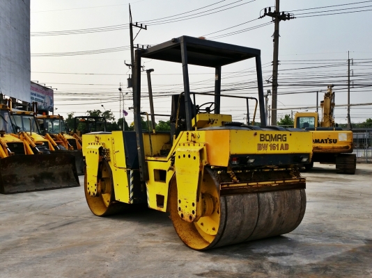 ขายรถบด 10 ตัน BOMAG BW161AD นำเข้าจาก USA แท้ 100\% สภาพสวย ไม่เคยใช้งานในไทย