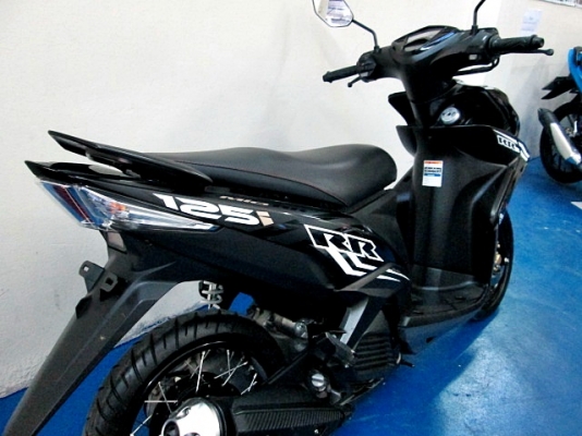 MIO 125 i สีดำ อมตะ ลายRR ล้อซี่ขอบดำ ตัวใหม่ รถเดือน ตุลาคม ปี 57 ไมล์ 4 พันโล สภาพสวย แถม 3 รายการ  30900