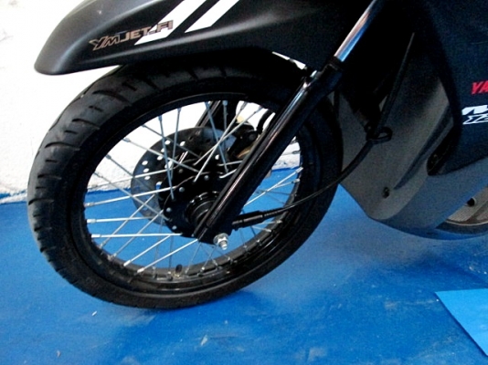 MIO 125 i สีดำ อมตะ ลายRR ล้อซี่ขอบดำ ตัวใหม่ รถเดือน ตุลาคม ปี 57 ไมล์ 4 พันโล สภาพสวย แถม 3 รายการ  30900