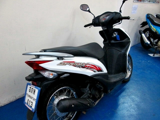 spacy i สีขาว รถบ้านๆ เครื่องยนต์หัวฉีด ประหยัดน้ำมัน รถเดือน มิ.ย. ปี 55 ไมล์ 18000โล ฟรีโอน แถม 4 รายการ งดต่อรอง 21900