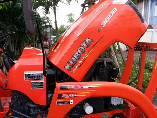 คูโบต้า L3608 4 WD 2 เพลา พร้อมใบมีด  985 ชั่วโมง..เล่มพร้อม ปี 2553