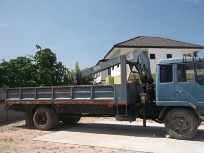 รถเฮี๊ยบ 6 ล้อ เครน MITSUBISHI