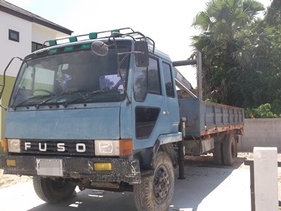 รถเฮี๊ยบ 6 ล้อ เครน MITSUBISHI