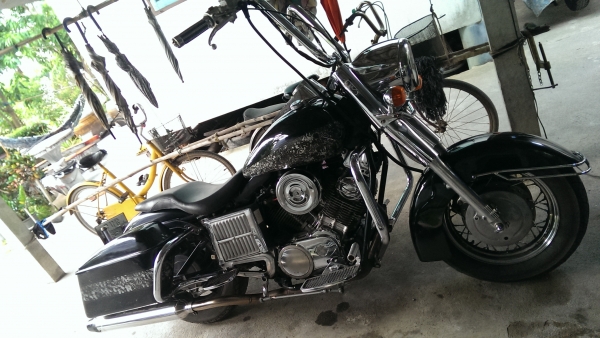 XV750ทะเบียนแท้ภาษีเต็มขับดีเครื่ิองกิ้ฟๆอย่างแจ่มแห้งๆ