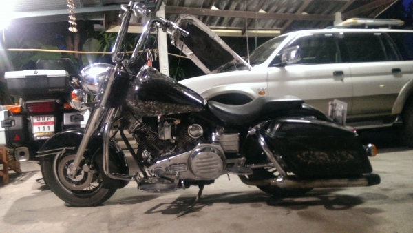 XV750ทะเบียนแท้ภาษีเต็มขับดีเครื่ิองกิ้ฟๆอย่างแจ่มแห้งๆ