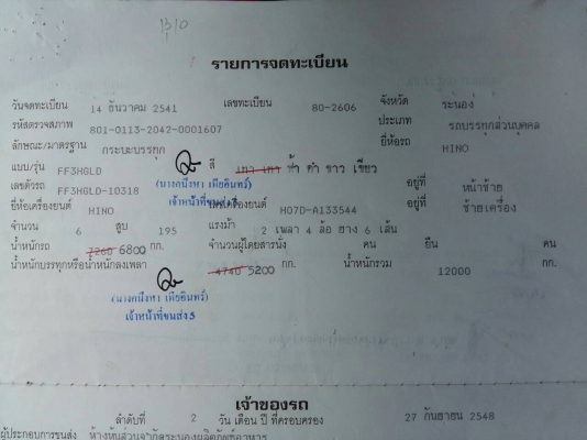 ขายรถHINO FF3HGLD ปี41 หัว-คัสซีสวย เครื่อง HO7D 195แรงม้า เครื่องดี คัสซีสวย FF3HGLD พวงมาลัยเพวเวอร์ เบรคทิฟฟี่ กระจกไฟฟ้า (มีอุปกรณ์ดั้มให้ยกชุด) ช่วงล้อ 3.80 เมตร