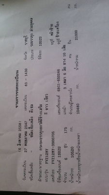 10ล้อดั้ม2เพลา 185แรง FVZ12MY-3900705 ช่วงล่างของ210..ใหญ่