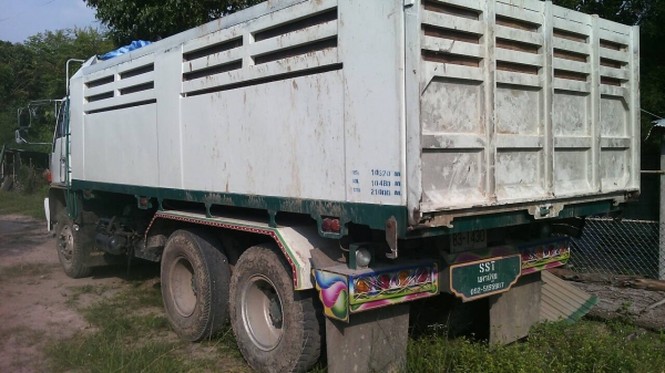 10ล้อดั้ม2เพลา 185แรง FVZ12MY-3900705 ช่วงล่างของ210..ใหญ่