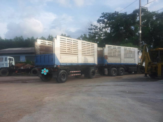 ขายรถบรรทุก 18 ล้อพ่วงแม่ลูกดัมพ์ ISUZU DECA 270 แรงม้าปี 2547 ลูกพ่วงสามมิตร 2 เพลา ราคา 1700000