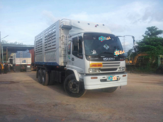 ขายรถบรรทุก 18 ล้อพ่วงแม่ลูกดัมพ์ ISUZU DECA 270 แรงม้าปี 2547 ลูกพ่วงสามมิตร 2 เพลา ราคา 1700000