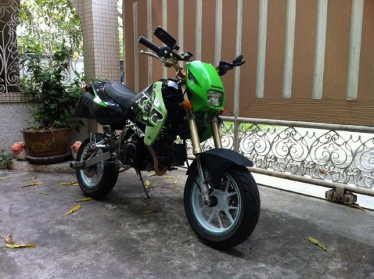 ขออนุญาติขาย KAWASAKI KSR 110 CC. แต่งสวยงาม ฟรีค่าโอน