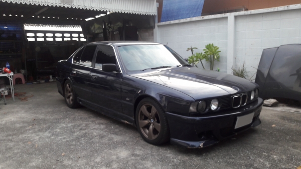 BMW 525 i วางเครื่อง 1UZ VVTI +แก๊สLPG. ระบบดูด