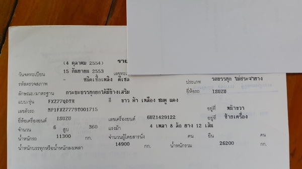 ขายรถพ่วง 22 ล้อ แม่ ลูก กระบะเหล็กคอกเกษตรดั้ม อู่.ซี ที ทรัค ISUZU 360 ปี53 ปรายปี รถสวย ราคา2490000 ต่อรอง