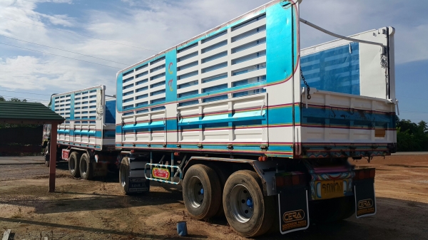 ขายรถพ่วง 22 ล้อ แม่ ลูก กระบะเหล็กคอกเกษตรดั้ม อู่.ซี ที ทรัค ISUZU 360 ปี53 ปรายปี รถสวย ราคา2490000 ต่อรอง