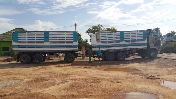 ขายรถพ่วง 22 ล้อ แม่ ลูก กระบะเหล็กคอกเกษตรดั้ม อู่.ซี ที ทรัค ISUZU 360 ปี53 ปรายปี รถสวย ราคา2490000 ต่อรอง