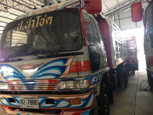 ขายด่วนครับ HINO 3M ดั้ม 2 เพลา สวยๆ ครับ รถพร้อมใช้งาน ครับ