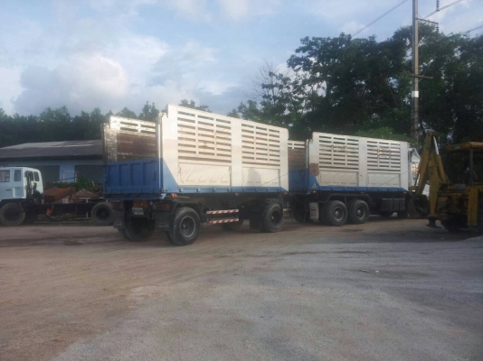 ขายรถบรรทุก 18 ล้อพ่วงแม่ลูกดัมพ์ ISUZU DECA 270 แรงม้ายูโร2ปี 2547 ลูกพ่วงสามมิตร 2 เพลา ราคา 1700000