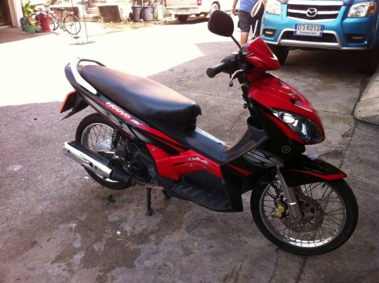 Nouvo ปี 51 ลายก้างปลา สีแดง ดำ รถบ้าน เครื่องเดิมๆ สวยๆ มีเล่ม เอกสารครบ