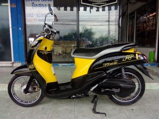 Fino ลายPS รถปี56 สีดำ-เหลือง สวยๆวิ๊งๆครับ