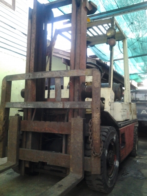 FORKLIFT NISSAN PH02 เครื่องเบนซิน LPG สภาพสวย พร้อมใช้งาน