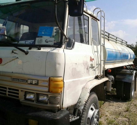 หกล้อ ฮีโน่ FF17-EH700-168 พ.เวอร์ ทิฟฟี บรรทุกน้ำถัง 7,000ลิต อุปกรณ์ปั้มครับพร้อมใช้งาน  ทะเบียนภาษีขาดปีหน้าพร้อมโอน