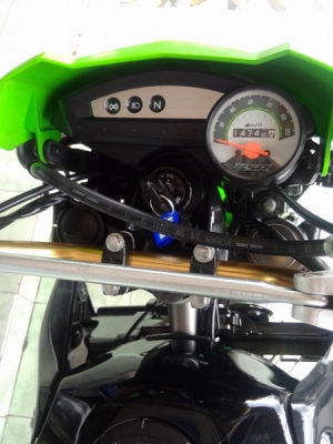 New Kawasaki Ksr (ล้อแม็ก) รถปี55 สวยเท่ห์เครื่องเดิมสนิท ราคาถูก