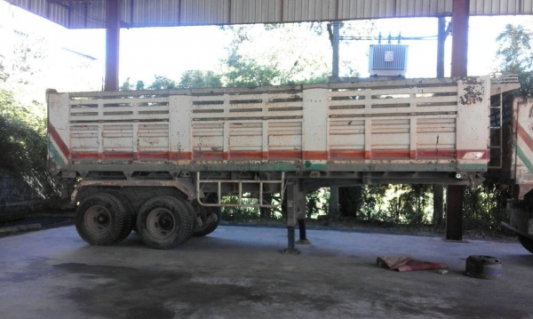 ขายถู หางเซมิดั้ม 2 เพลา เสรีชัย เดิมๆคัสชีสวยทะเบียนเต็มชุดโอนพร้อม