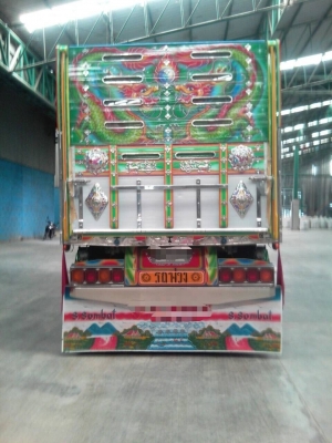 ขายHINO MEGA 320 พ่วงแม่ลูก กระบะเนียมคอกเกษตรดั๊ม รถปี 49