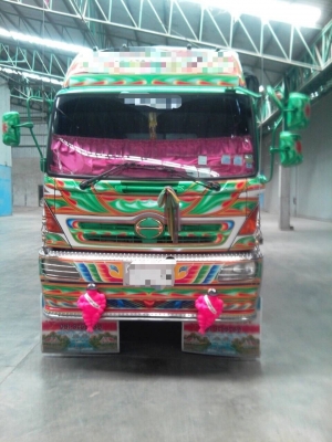 ขายHINO MEGA 320 พ่วงแม่ลูก กระบะเนียมคอกเกษตรดั๊ม รถปี 49